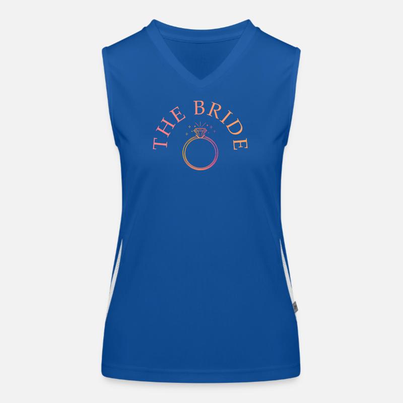 The Bride - Ring - customizable Women's Functional Contrast Tank Top