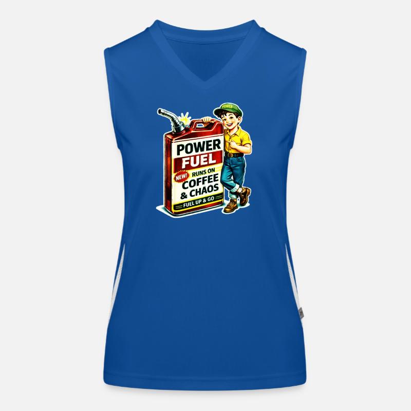 Power Sprit Funktionelles Kontrast-Tank Top für Frauen