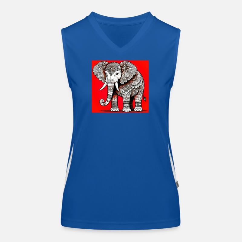 éléphant Débardeur respirant contrasté Femme