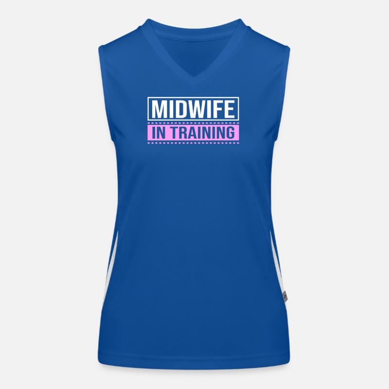 Hebamme Funktionelles Kontrast-Tank Top für Frauen