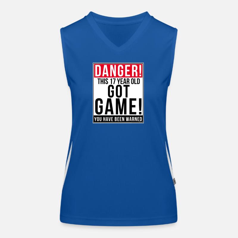 Gefahr: Siebzehn hat das Spiel Funktionelles Kontrast-Tank Top für Frauen