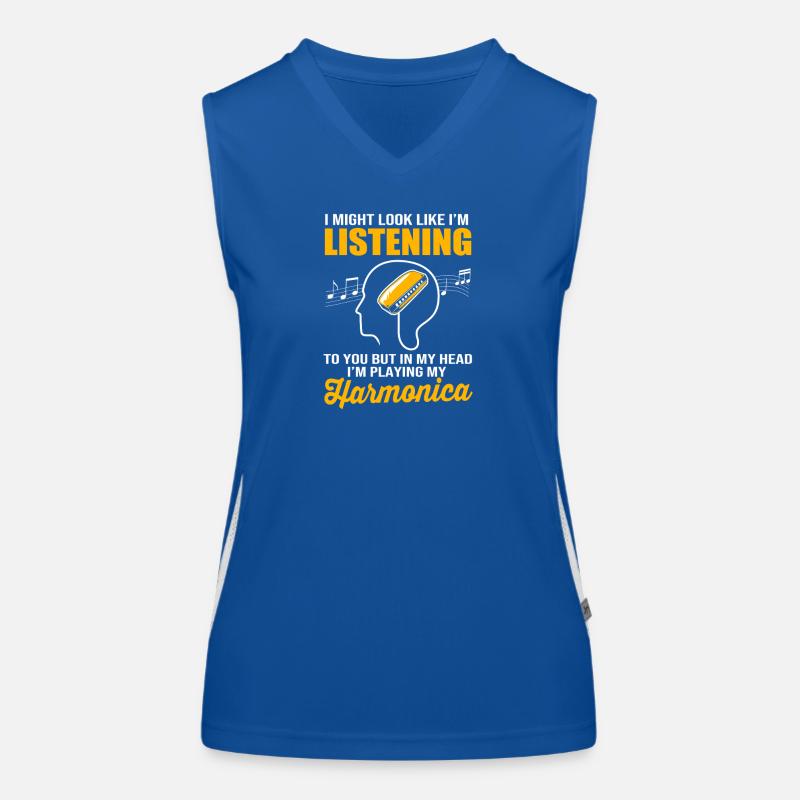 Harmonica Débardeur respirant contrasté Femme