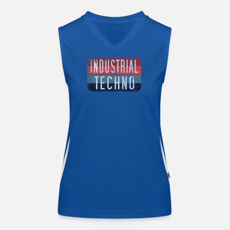 Industrial Techno Rétro Gradient Débardeur respirant contrasté Femme