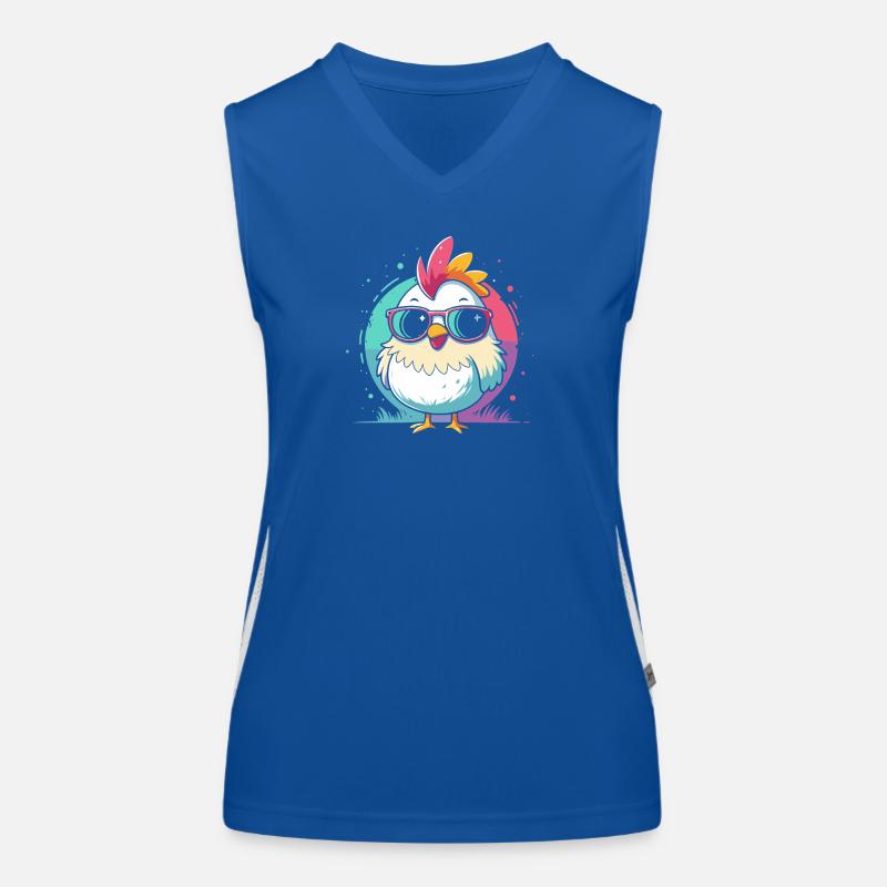 Auffällige Mädchen-Pastell-Sonnenbrille Funktionelles Kontrast-Tank Top für Frauen