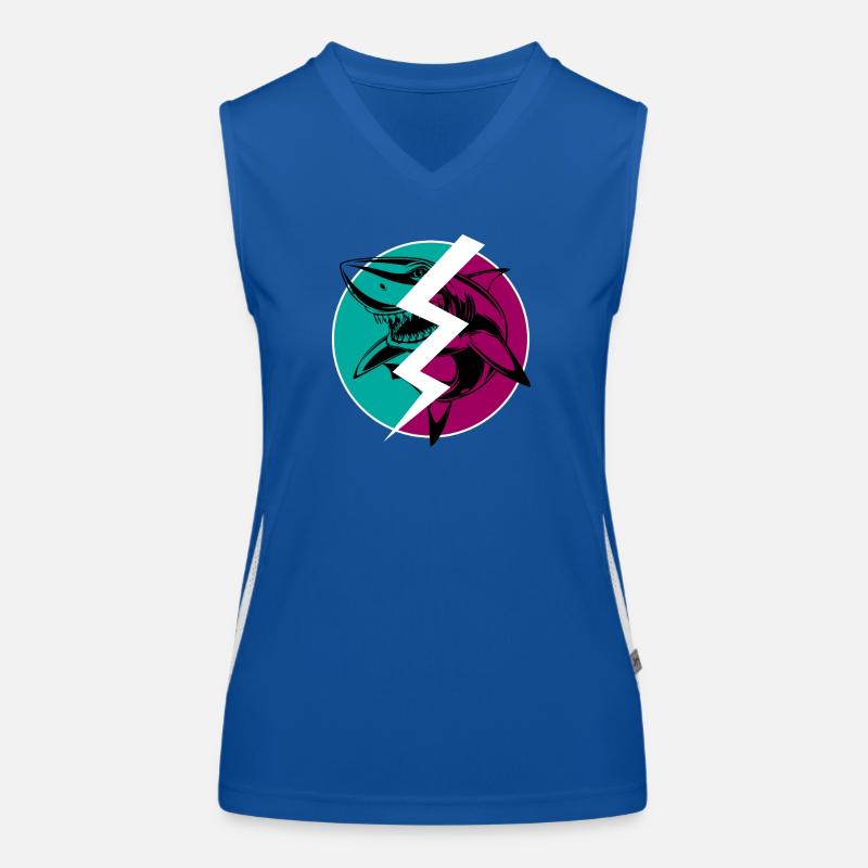 Electric Split Shark Women's Functional Contrast Tank Top