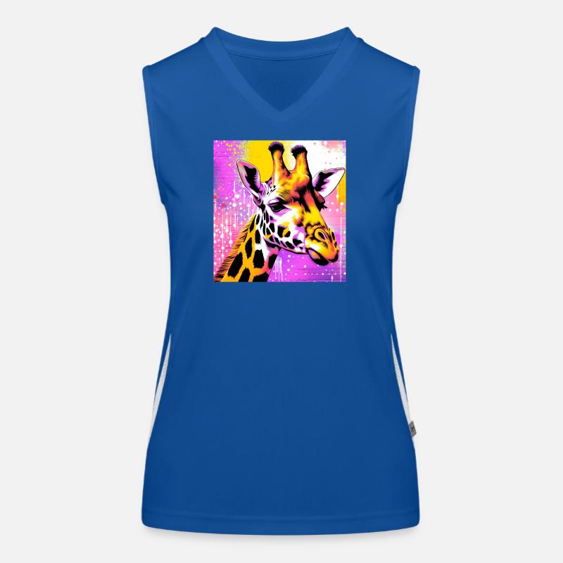 giraffe Women's Functional Contrast Tank Top