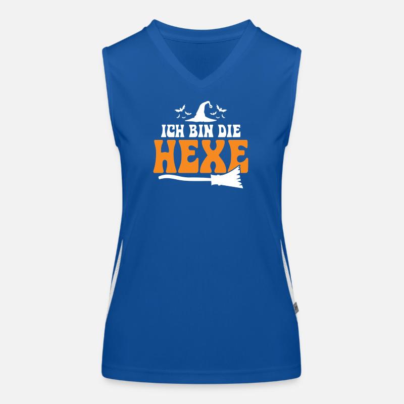 Ich bin die Hexe Funktionelles Kontrast-Tank Top für Frauen
