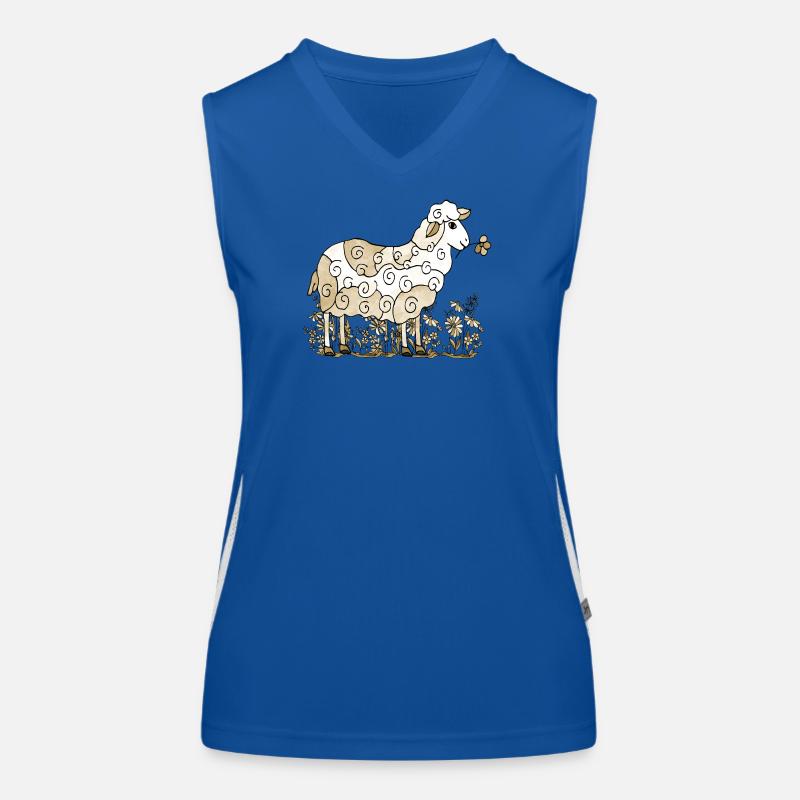 Mouton Débardeur respirant contrasté Femme