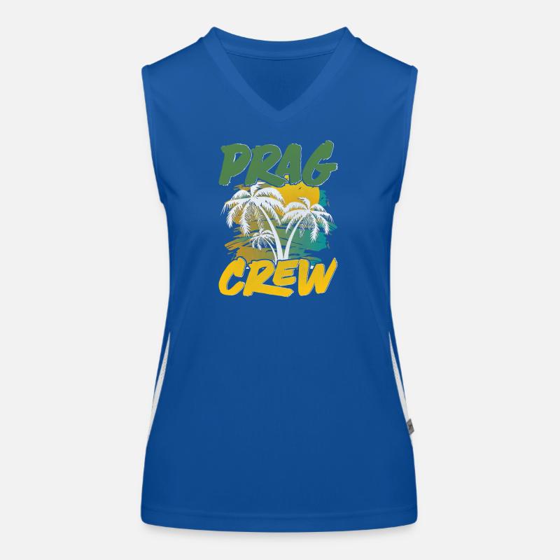 Prag Crew Funktionelles Kontrast-Tank Top für Frauen