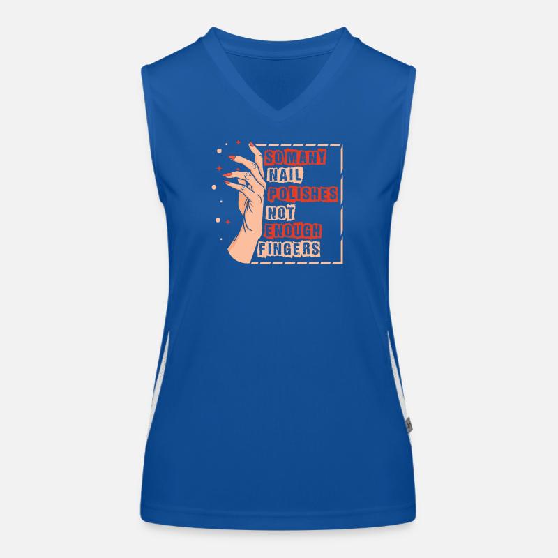 Nail Designer Nail Designer Cosmetics Nail Salon Women's Functional Contrast Tank Top