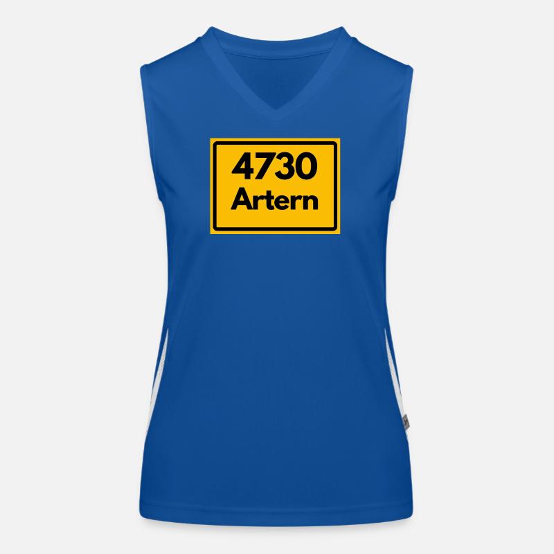 ALTE POSTLEITZAHL PLZ 4730 ARTERN HEIMATSTOLZ  Funktionelles Kontrast-Tank Top für Frauen