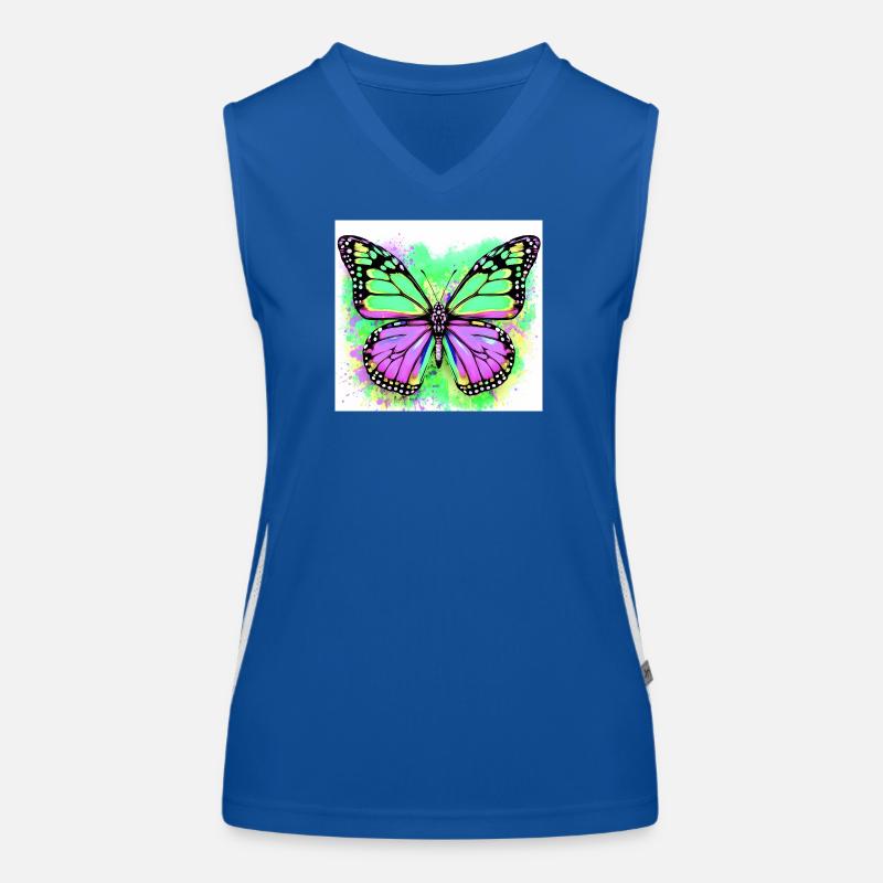 papillon Débardeur respirant contrasté Femme