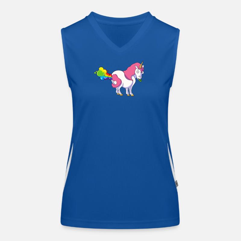 Pupsi Unicorn Débardeur respirant contrasté Femme