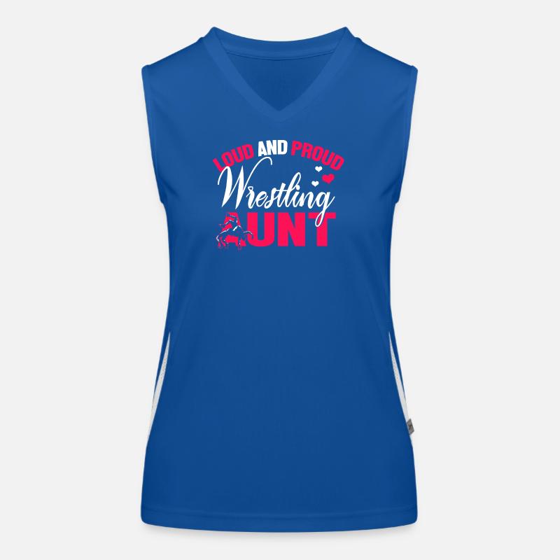 Laute und stolze Wrestling-Jagd Funktionelles Kontrast-Tank Top für Frauen