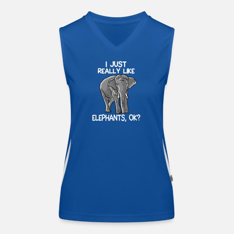 Elephant Graphic Tee Women's Functional Contrast Tank Top