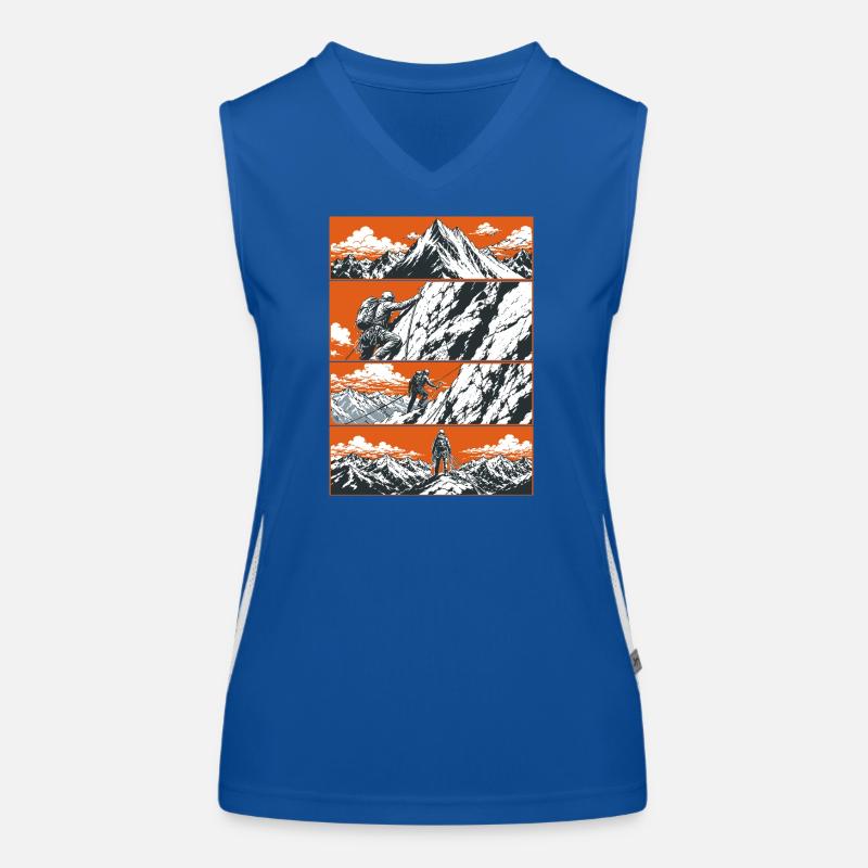 Mountaineering Climbing Adventure Women's Functional Contrast Tank Top