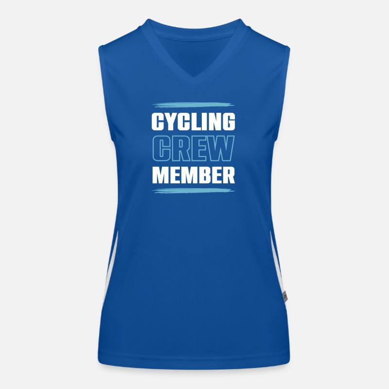 Cycling Crew Funktionelles Kontrast-Tank Top für Frauen