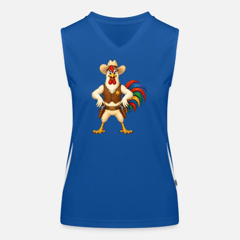 Hahn as Sheriff Women's Functional Contrast Tank Top
