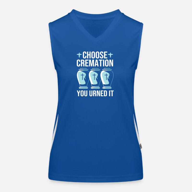 Bestattung Bestatter Funktionelles Kontrast-Tank Top für Frauen