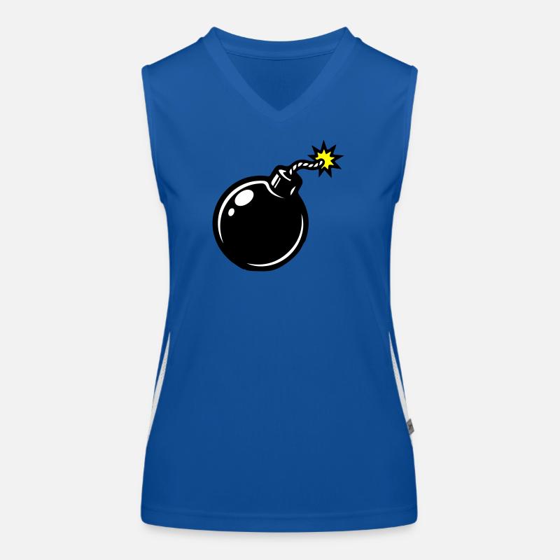 Bombe Comic Funktionelles Kontrast-Tank Top für Frauen