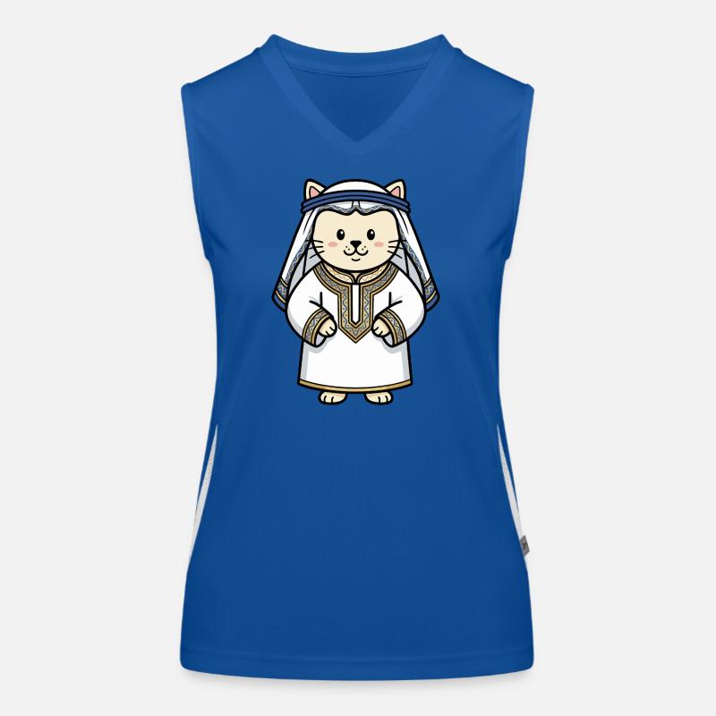 chat arabe Débardeur respirant contrasté Femme