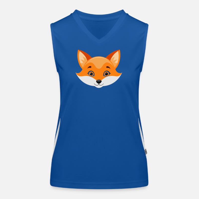 Fox Face Débardeur respirant contrasté Femme