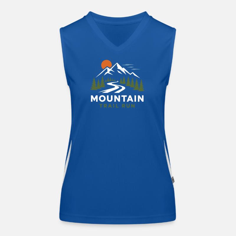 Mountain Trail Run Women's Functional Contrast Tank Top