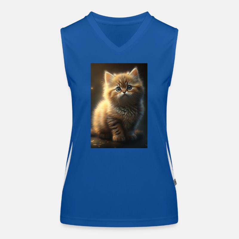 Chat Débardeur respirant contrasté Femme