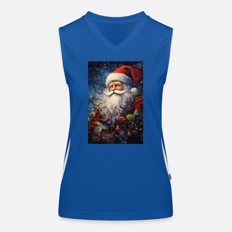 Père Noël Débardeur respirant contrasté Femme