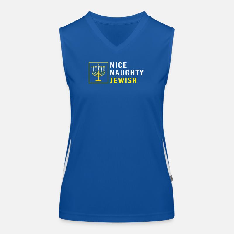 Hanoukka Hanoukka Hanoukka Débardeur respirant contrasté Femme