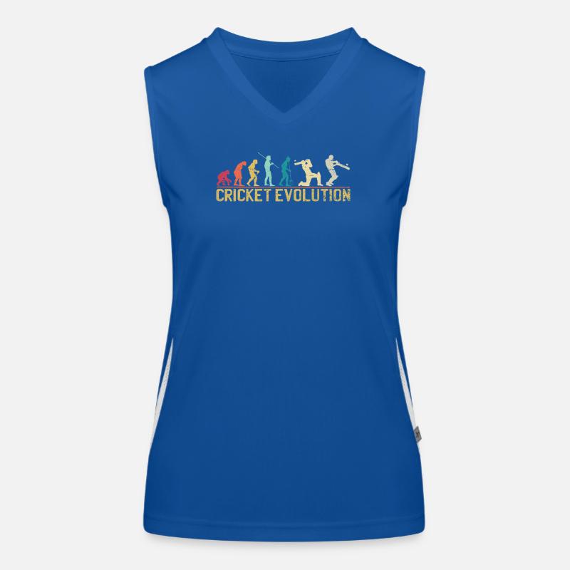 Cricket-Evolution-Design Funktionelles Kontrast-Tank Top für Frauen