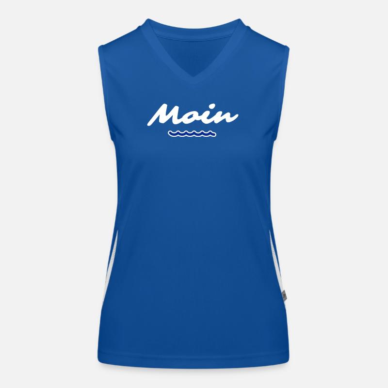 Wi secht Moin nordic wave Women's Functional Contrast Tank Top