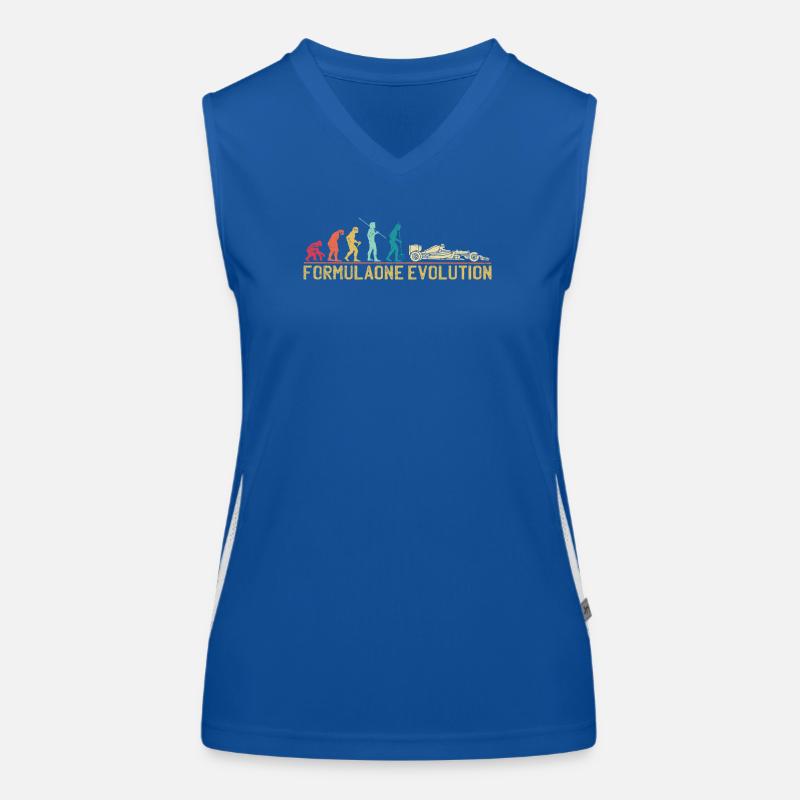 Illustration der Formel-Evolution Funktionelles Kontrast-Tank Top für Frauen