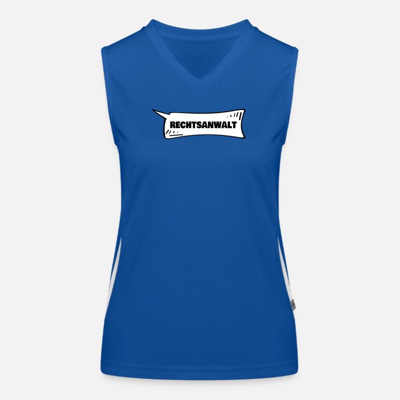 Azubi Rechtsanwalt Funktionelles Kontrast-Tank Top für Frauen