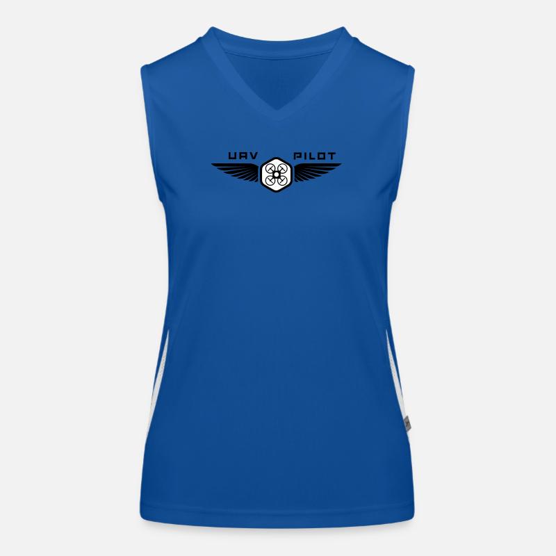 UAV PILOT1 Funktionelles Kontrast-Tank Top für Frauen
