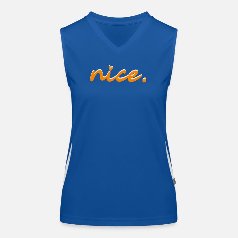 nice (orange mit hellem Schatten) Funktionelles Kontrast-Tank Top für Frauen