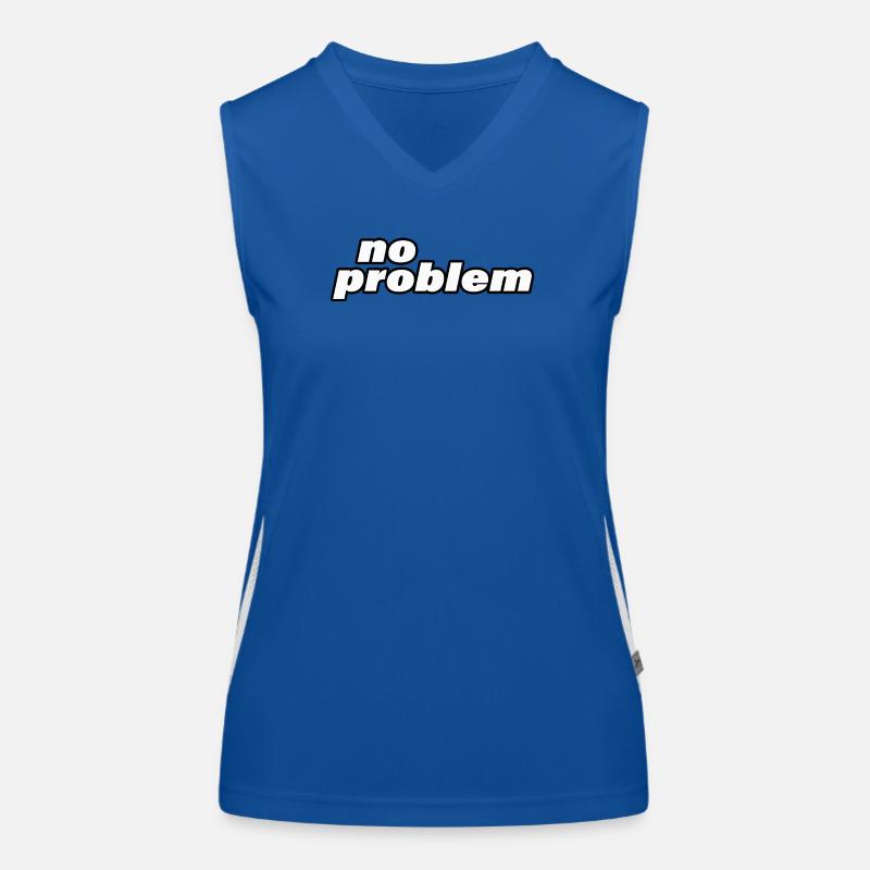 NO PROBLEM Funktionelles Kontrast-Tank Top für Frauen