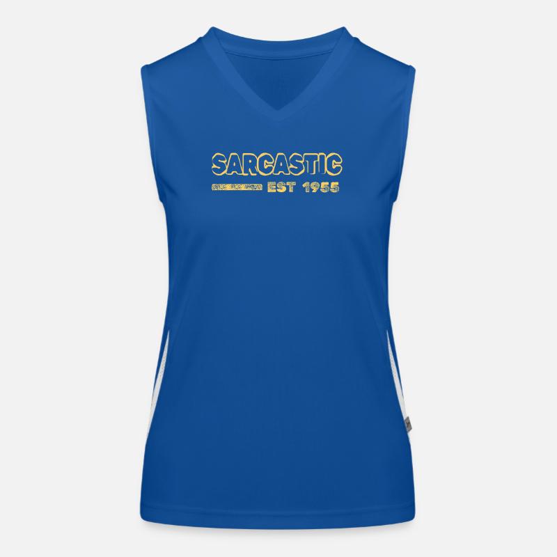 Sarkasmus 1955 Funktionelles Kontrast-Tank Top für Frauen