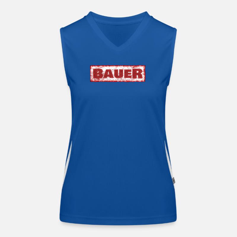Gift for Farmer Women's Functional Contrast Tank Top