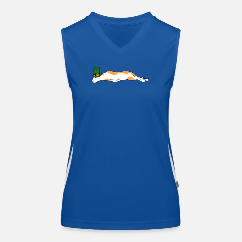 Lazy Cat Sleeping Mardi Gras Mask Carnival Vibes Women's Functional Contrast Tank Top