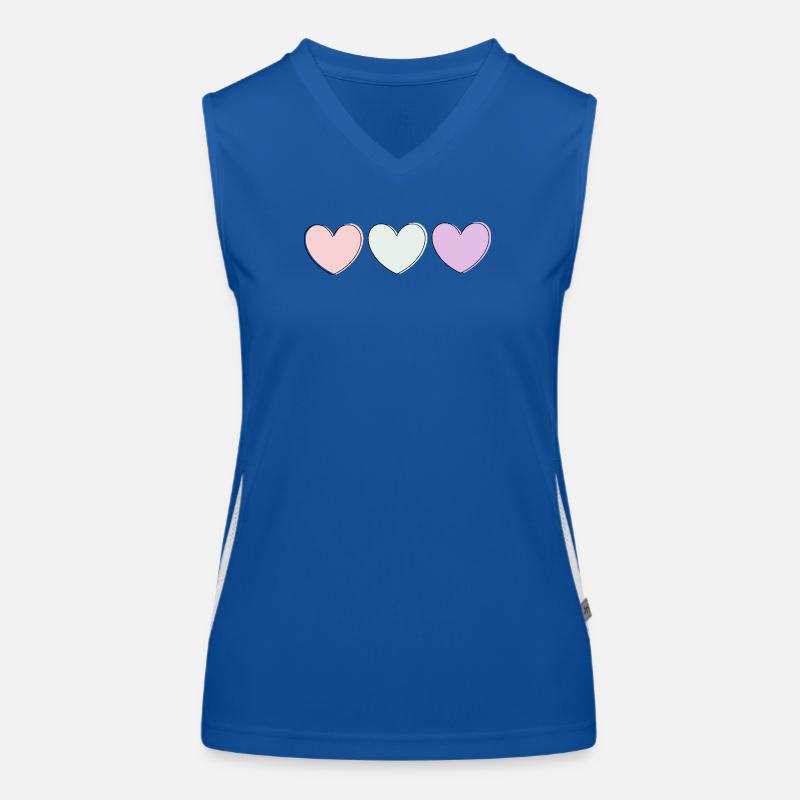 Muttertags Geschenk Mutter Muttertag Geschenkidee  - Funktionelles Kontrast-Tank Top für Frauen - Royal/Weiß