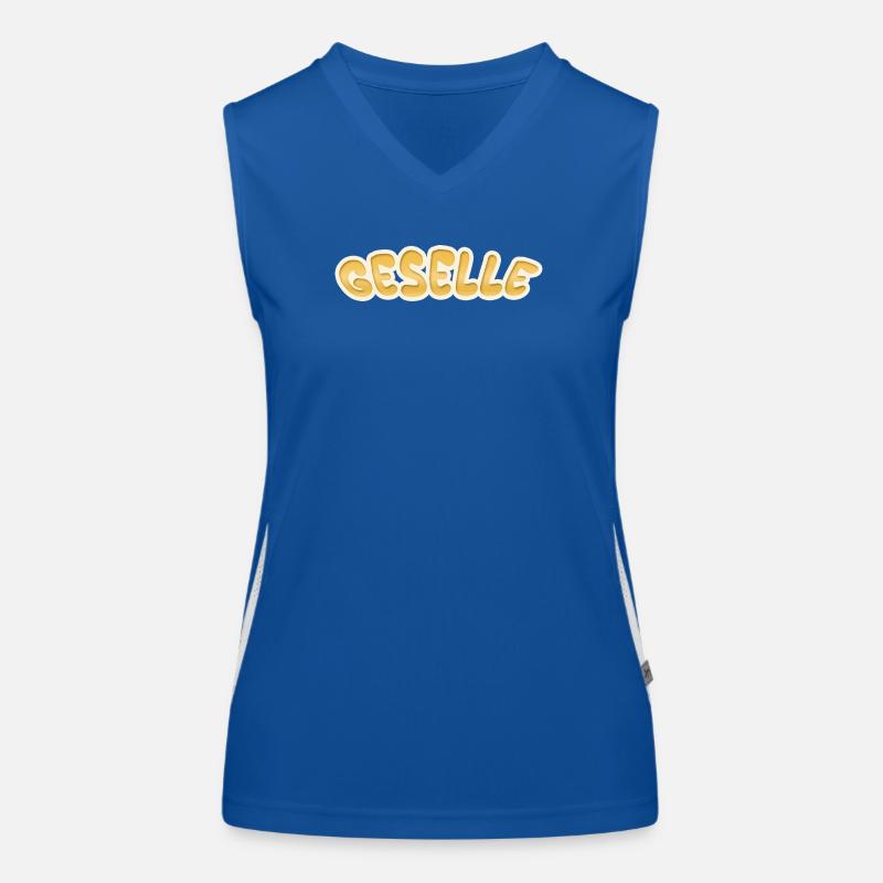 Beruf Geselle Funktionelles Kontrast-Tank Top für Frauen