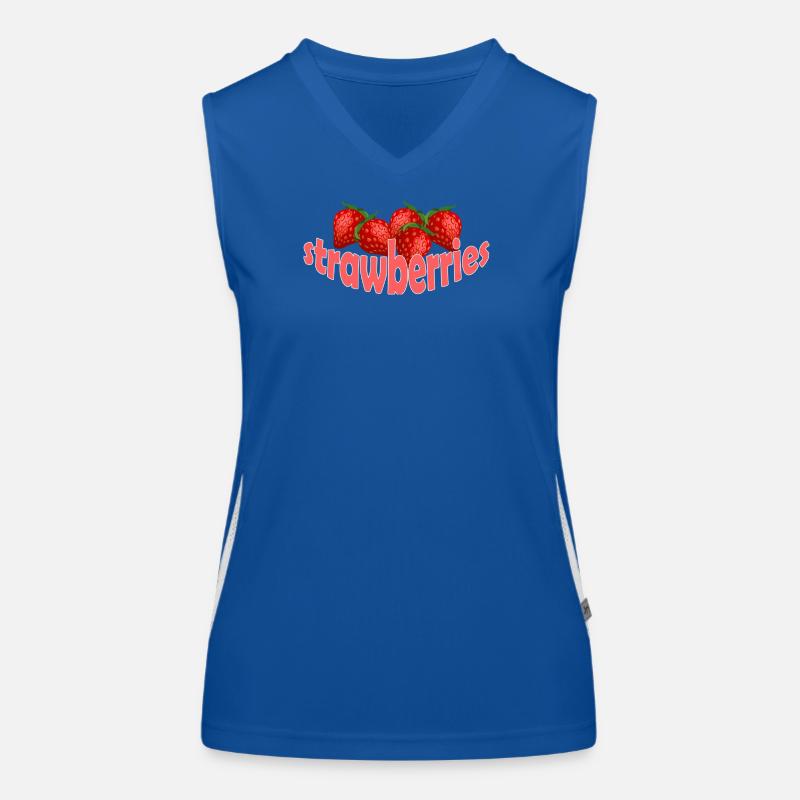 STRAWBEERIES Funktionelles Kontrast-Tank Top für Frauen