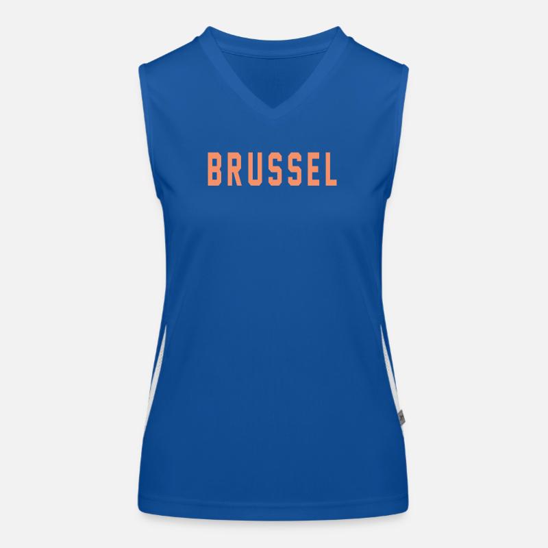 Brüssel Funktionelles Kontrast-Tank Top für Frauen