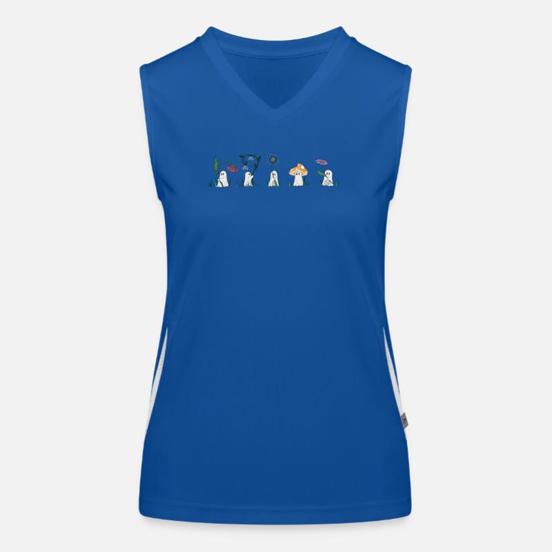 lovely ghosts Women's Functional Contrast Tank Top