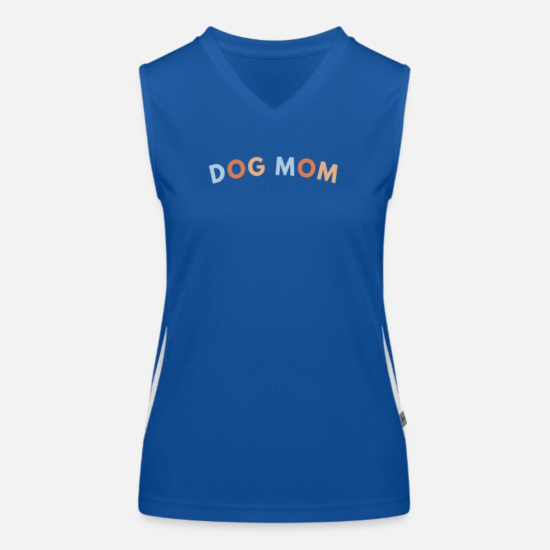 Meilleure maman de chien de tous les temps Débardeur respirant contrasté Femme