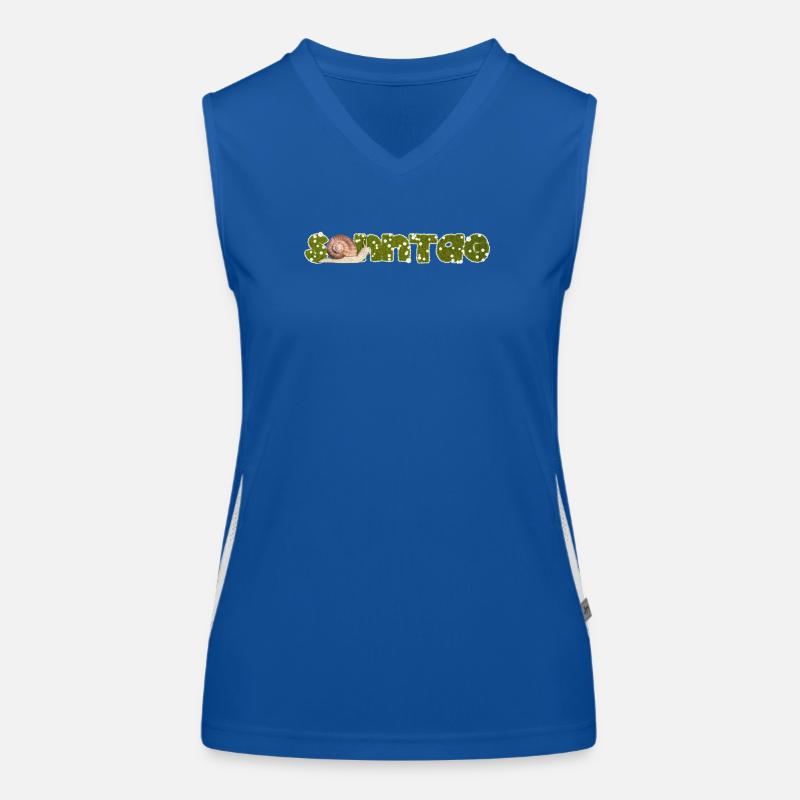 Sonntag Schnecke Funktionelles Kontrast-Tank Top für Frauen