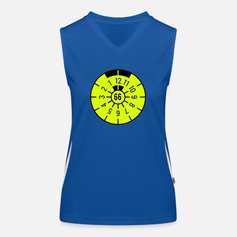 TÜV 1966 Funktionelles Kontrast-Tank Top für Frauen