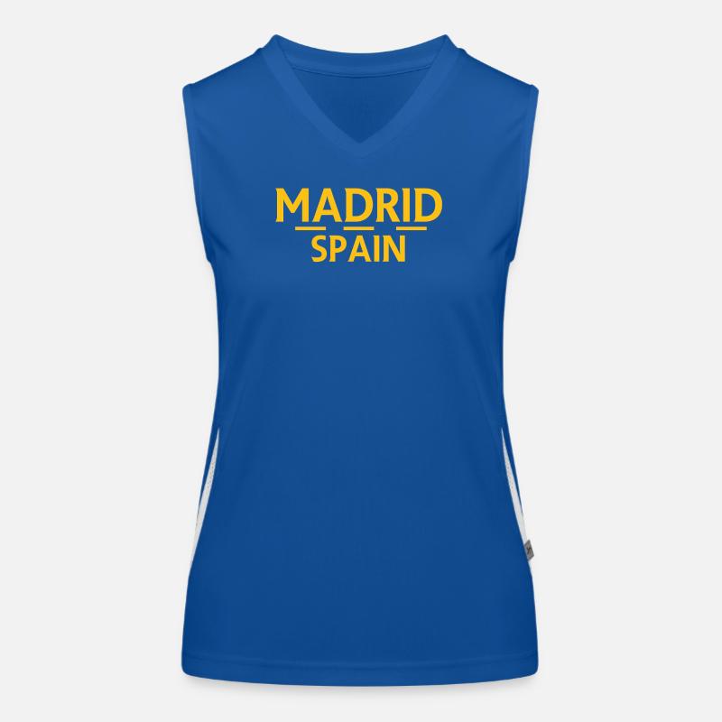 Madrid – Spanien Funktionelles Kontrast-Tank Top für Frauen