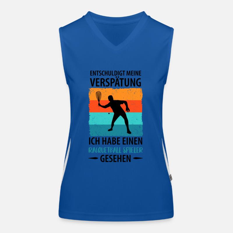 Racquetball Funktionelles Kontrast-Tank Top für Frauen